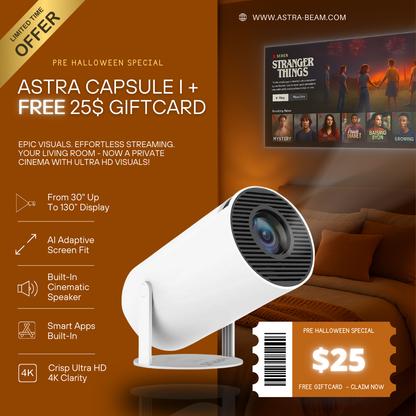 ASTRA CAPSULE I - PORTABLE PROJECTOR
